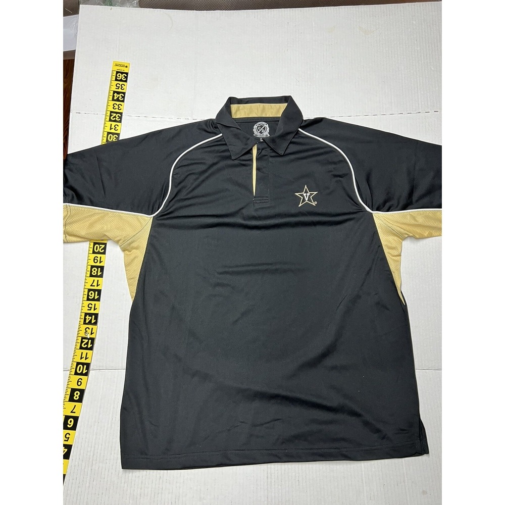 Campus Drive Vanderbilt University Polo Shirt Men's Large Exclusively Collegiate